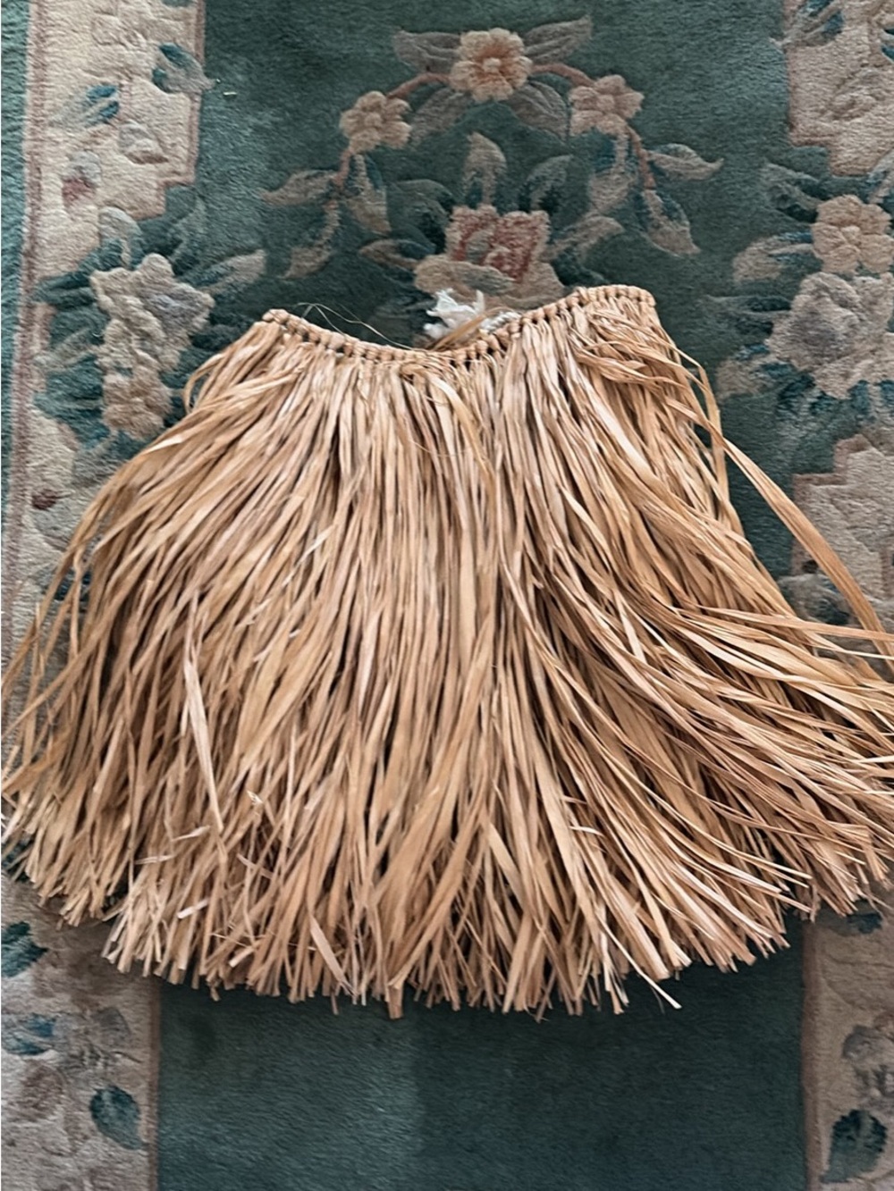 Little girl hula skirt